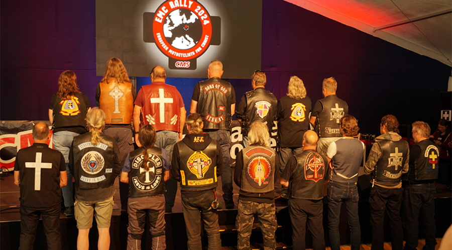 „Mit Leidenschaft Jesus groß machen“: Christliche Motorradfahrer. Foto: CMS