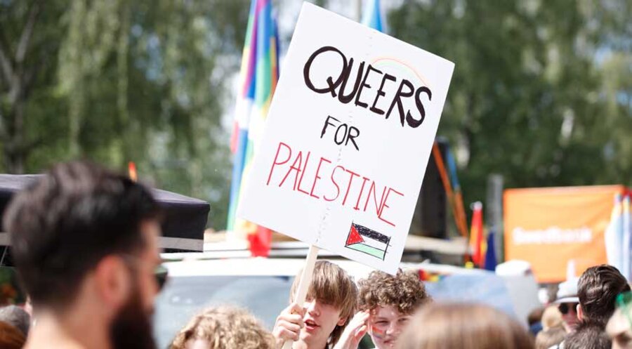 Ein Teil der queeren Bewegung gehöre zur linksextremistischen Szene, die sich massiv auf die antiisraelische Agitation konzentriere, so Klein. Foto: picture alliance / TT NYHETSBYRÅN | Caisa Rasmussen/TT