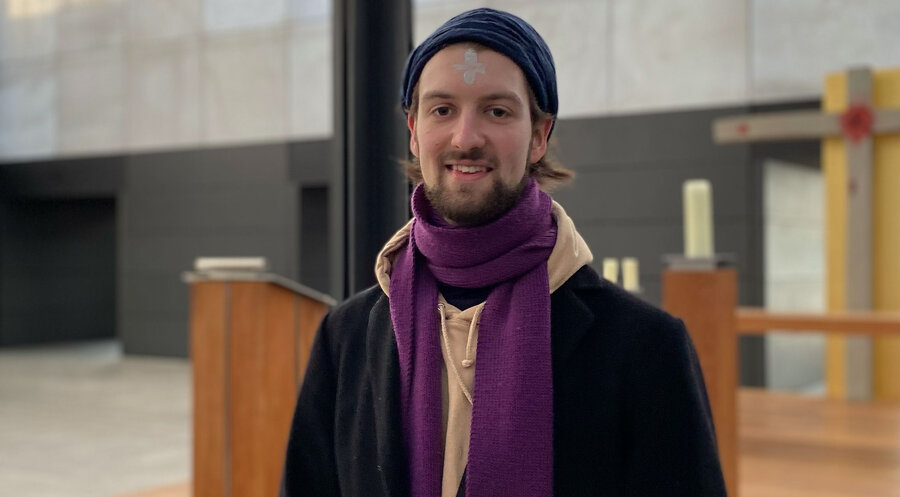 Seit September 2022 macht Valentin Klemm ein FSJ im Kloster Volkenroda. Foto: Luca Kleine-Besten