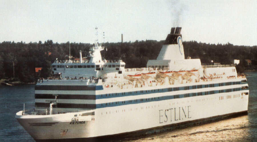 Die estnische Fähre „Estonia“. Foto: picture-alliance / dpa | Lehtikuva Oy