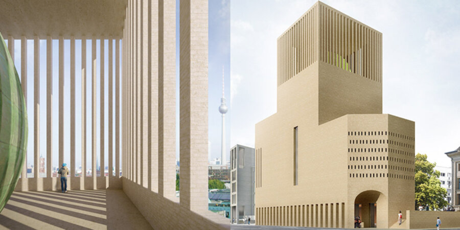 So soll das "Haus der Reliogionen" (House of One) aussehen. Foto: KuehnMalvezzi