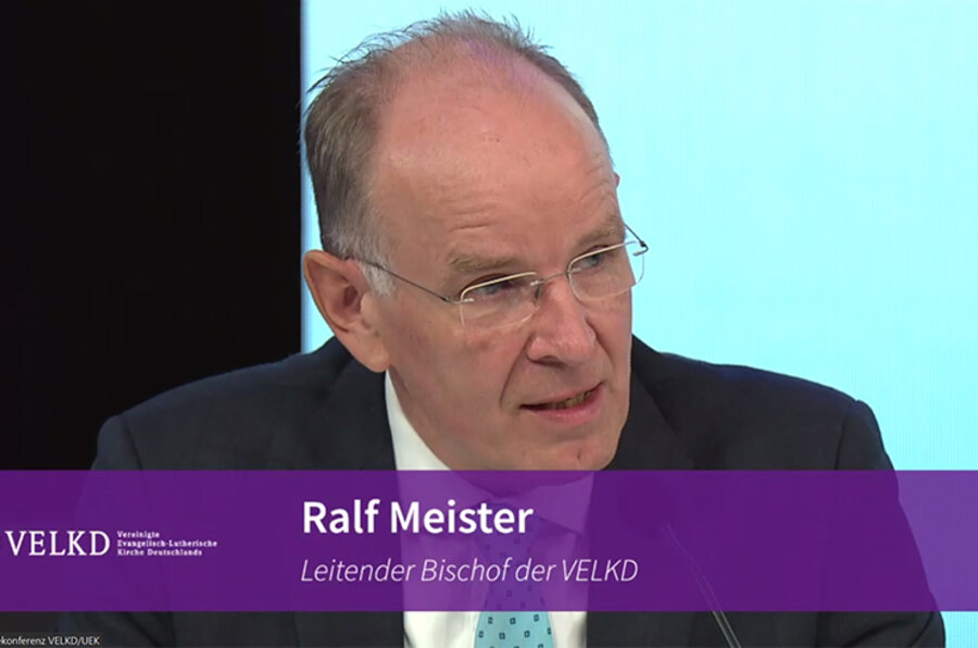 Der Leitende VELKD-Bischof Ralf Meister. Screenshot: velkd.de