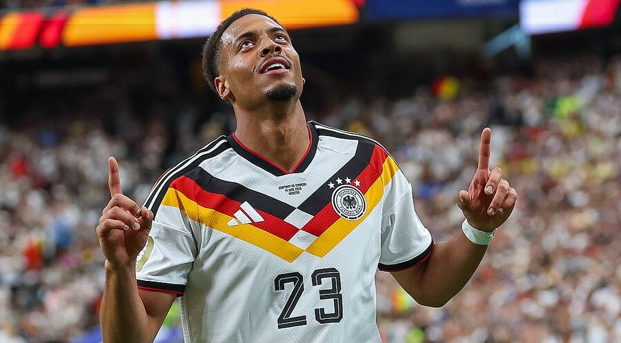 Der Mittelfeldspieler schoss das 1:0 beim Spiel der DFB-Elf gegen Curaçao. Foto: picture alliance / kolbert-press | kolbert-press/Christian Kolbert