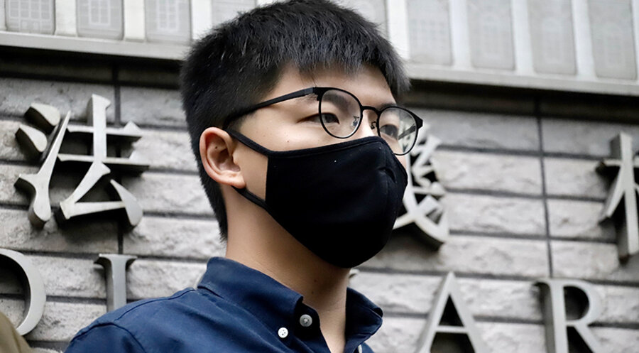 Der Hongkonger Demokratie-Aktivist Joshua Wong. Foto: picture-alliance/Zumapress