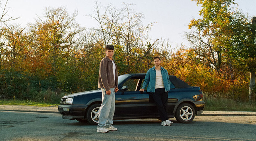 v.l.: Die Brüder Alexander und Maximilian Oberschelp bilden das Rapper-Duo O'Bros. Foto: O'Bros