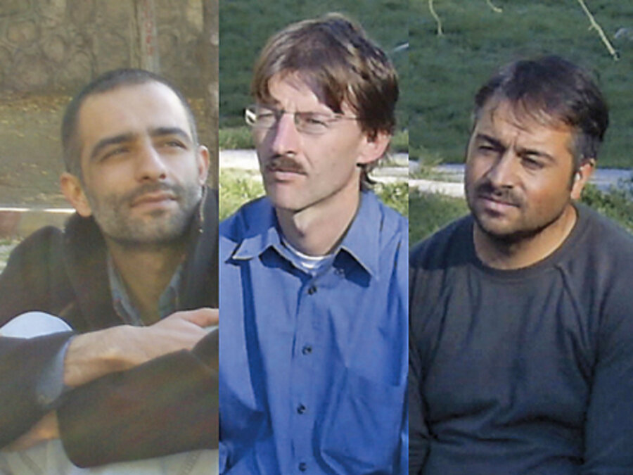 v.l.: Ugur Yuksel, Tilmann Geske und Necati Aydin wurden vor acht Jahren brutal ermordet. Foto: Onesimus
