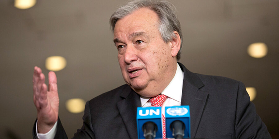 Der designierte UN-Generalsekretär, der portugiesische Politiker Antonio Guterres. Foto: picture-alliance/Photoshot