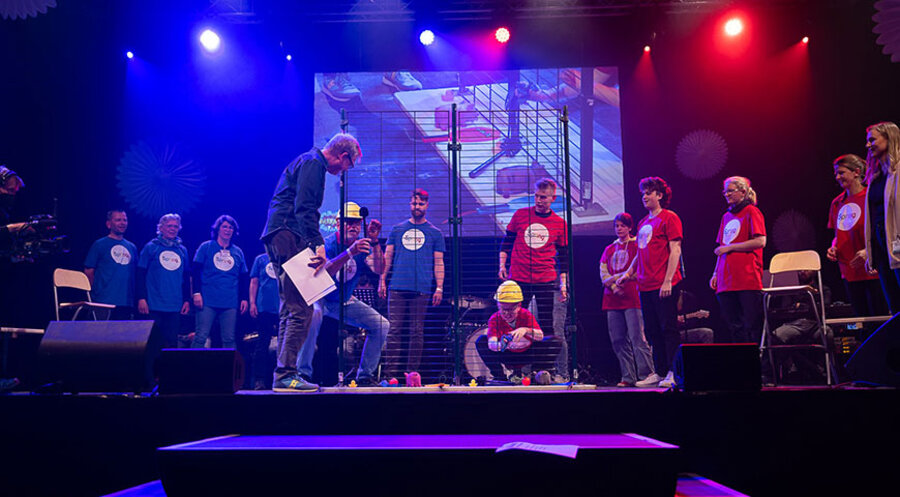 Eine Gameshow war Teil des Abendprogramms beim SPRING-Festival. Foto: Kurt Gruhlke Fotografie