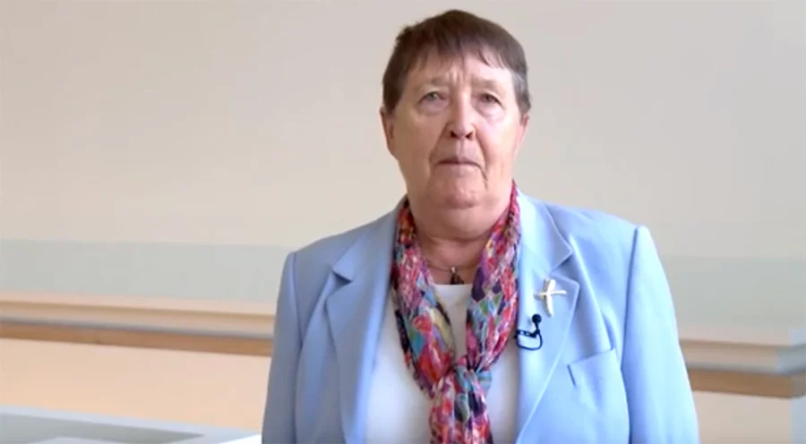 Die frühere Präsidentin der badischen Landessynode, Margit Fleckenstein. Screenshot: YouTube/Evangelische Kirche in Deutschland