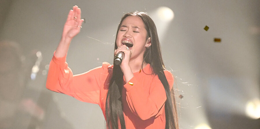 Die 19-jährige Indonesierin Claudia Emmanuela Santoso hat die Castingshow „The Voice of Germany“ gewonnen. Foto: picture-alliance/dpa