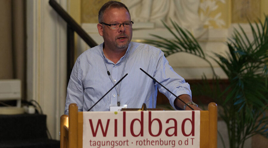 Hans-Christian Orlamünder sprach auf dem Forum „Kirche-Wirtschaft-Arbeitswelt“ im mittelfränkischen Rothenburg ob der Tauber. Foto: kda-bayern