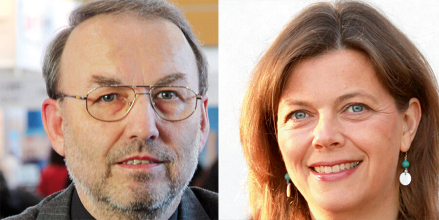 v.l.: Der Referent und Evangelist der Arbeitsgemeinschaft Weltanschauungsfragen und Chefredakteur im Lichtzeichen Verlag, Thomas Schneider, und Familienberaterin und Autorin Susanne Mockler. Fotos: Privat/idea-Schmitt