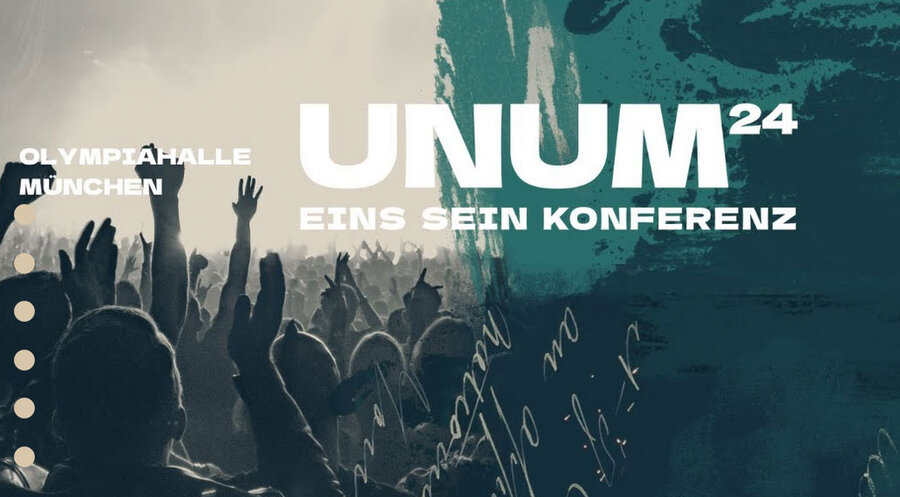 Die Glaubenskonferenz soll vom 20. bis 23. Juni in der Olympiahalle in München stattfinden. Grafik: unum24.de