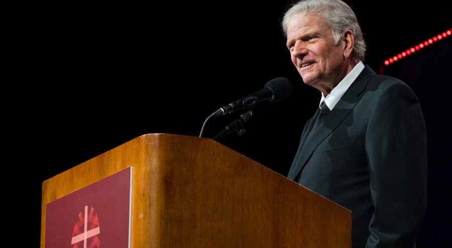 Der US-Evangelist Franklin Graham sprach am 27. Mai in Berlin. Foto: Billy Graham Evangelistic Association
