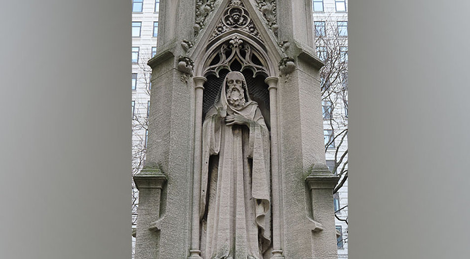 Henoch-Statue an der Trinity Chrch im New Yorker Stadtteil Manhattan. Foto: Wiki Commons