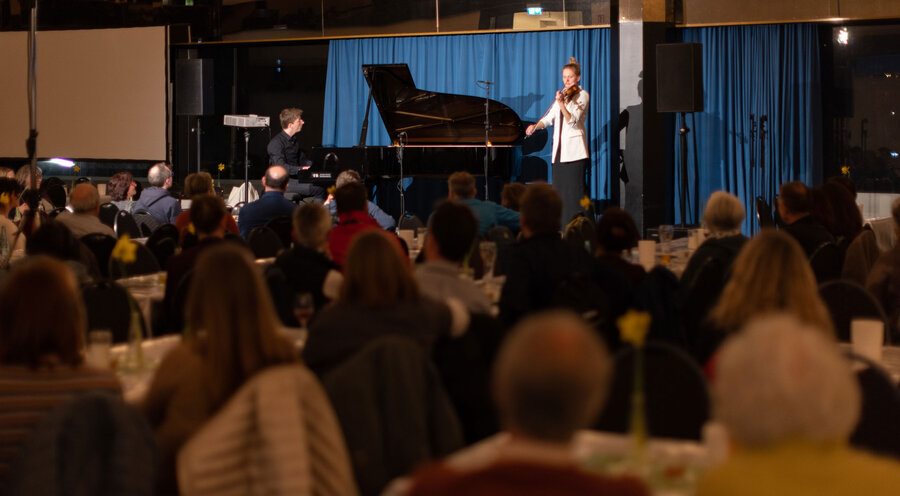 Die Musiker Anna Dorothea Mutterer und Timo Böcking haben auf dem Festival ein Konzert gegeben. Foto: Kurt Gruhlke Fotografie