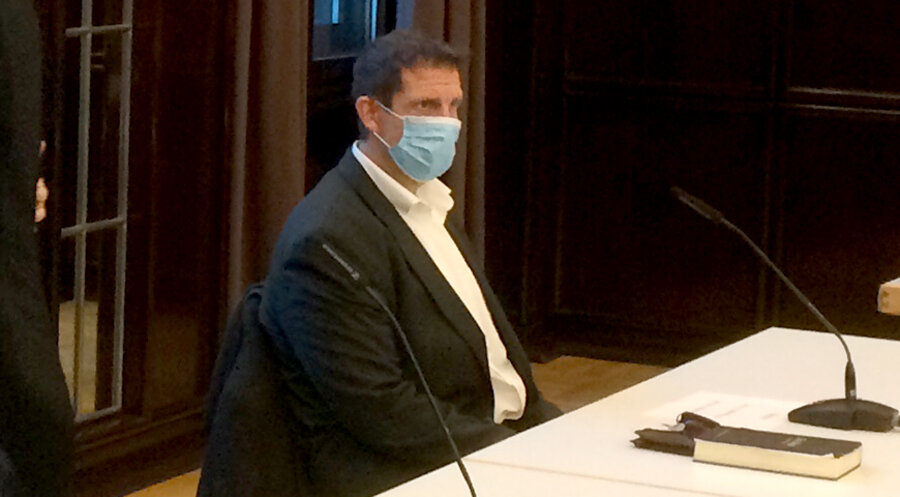 Pastor Olaf Latzel vor Gericht in Bremen. Archivfoto: IDEA/David Wengenroth