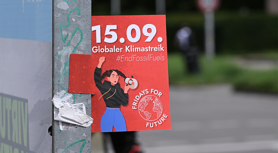 Die Evangelische Kirche in Deutschland ruft zur Teilnahme am globalen Klimastreik am 15. September auf. Foto: Picture Alliance/Pressebildagentur ULMER