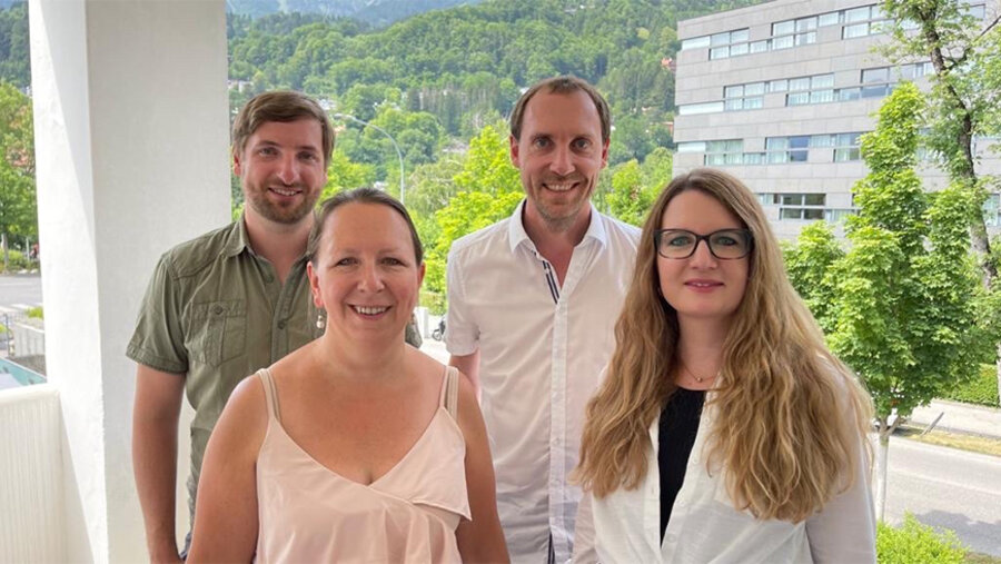 v.l.: Robert Vieider, Monika Chap-Rabenau, Sven Kühne und Caroline Hof als Teil des IM-Vorstands. Foto: IM International
