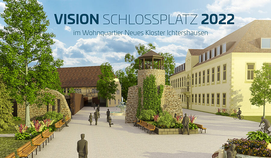 Der Entwurf für die Anlage im Neuen Kloster Ichtershausen. Foto: monumedia erfurt