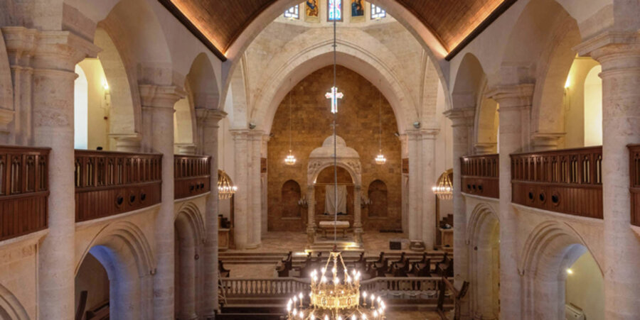 Blick in den wiederaufgebauten Innenraum der Kathedrale. Foto: Kirche in Not
