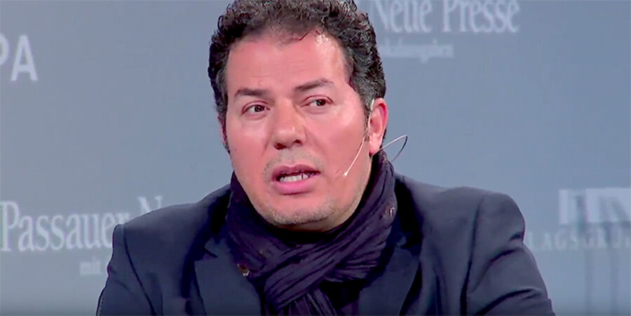 Der Publizist und Politikwissenschaftler Hamed Abdel-Samad. Foto: YouTube/ Passauer Neue Presse