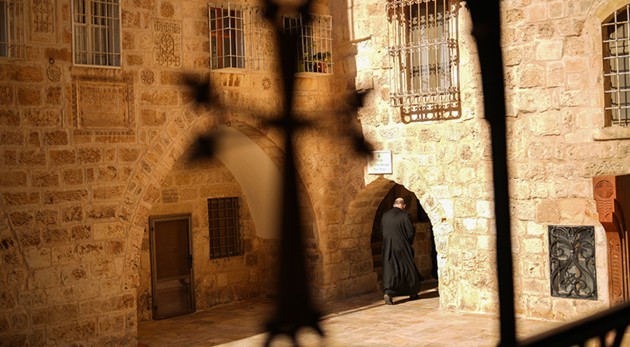 Ziel der Attacke: Die St.-Jakobus-Kathedrale in der Jerusalemer Altstadt