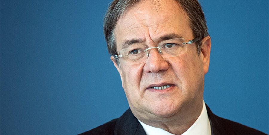 Der nordrhein-westfälische CDU-Landesvorsitzende, Ministerpräsident Armin Laschet. Foto: picture-alliance/Federico Gambarini/dpa