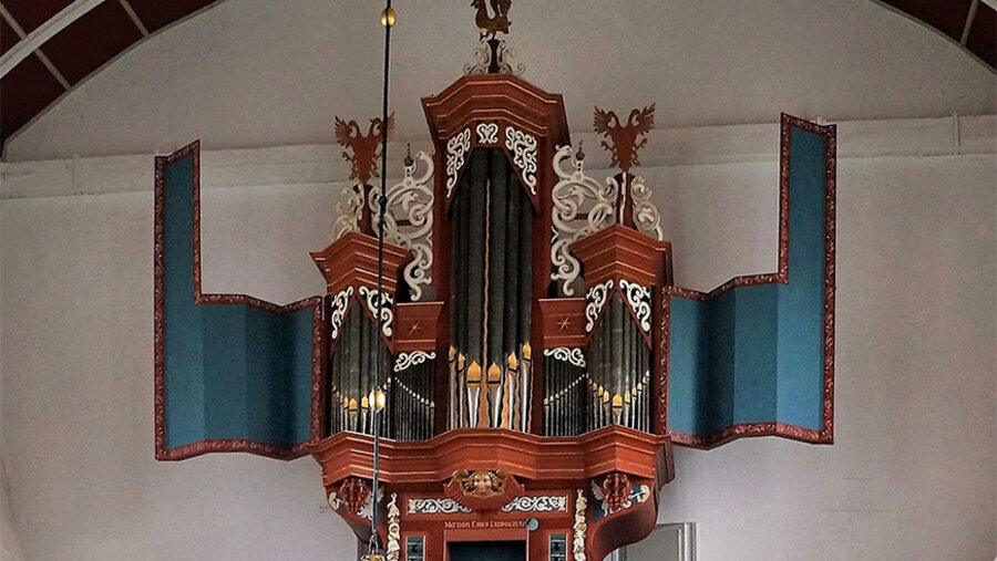 Die Orgel des Jahres 2021 steht im ostfriesischen Uttum. Foto: Stiftung Orgelklang