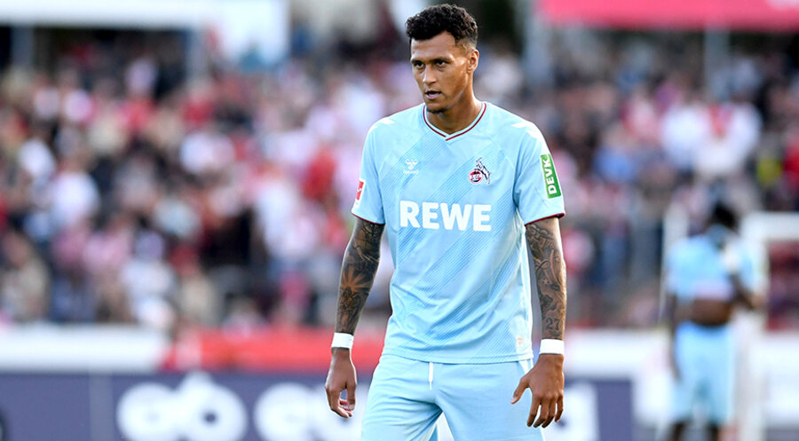 Der Bundesligaprofi Davie Selke (1. FC Köln). Foto: picture-alliance/DeFodi Images/Ralf Treese
