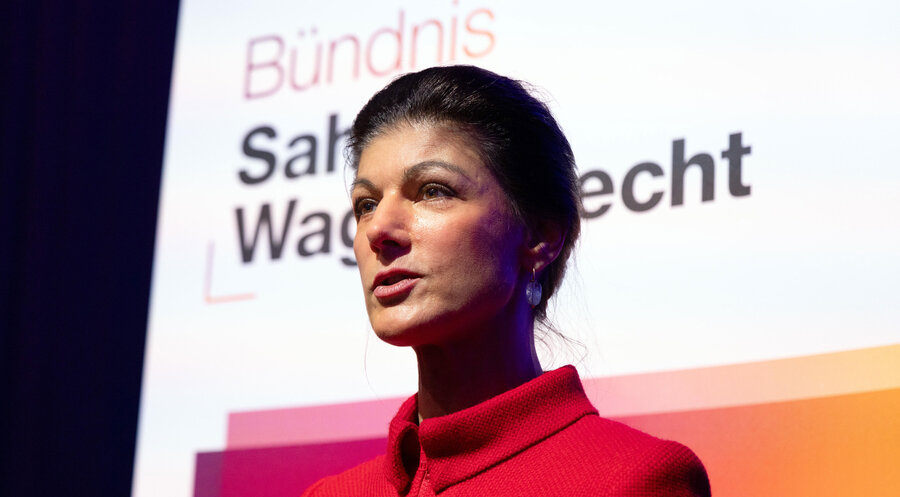 Die Politikerin Sahra Wagenknecht ist die Mitgründerin des Bündnis Sahra Wagenknecht. Foto: picture alliance / PIC ONE | Christian Ender