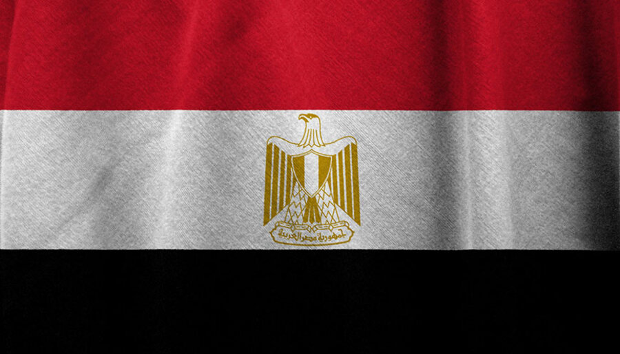 Die ägyptische Nationalflagge. Symbolbild: pixabay.com