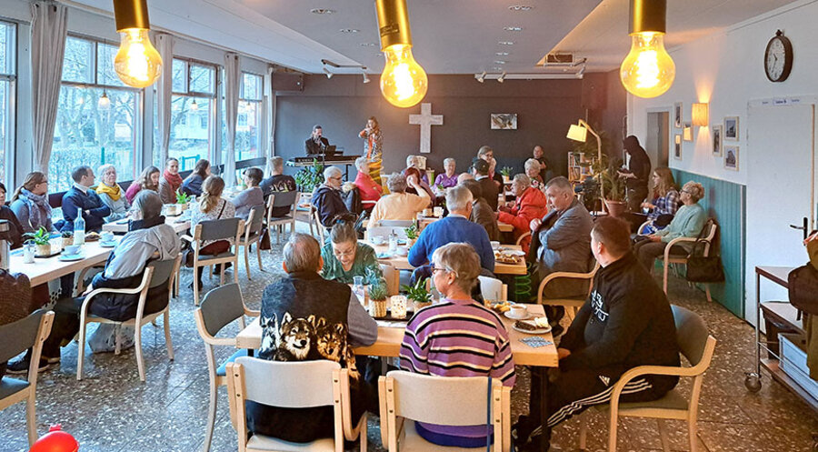 Das Begegnungscafé des "Jesus-Projekts" ist ein gut besuchter Anlaufpunkt in Erfurt. Foto: Jesus-Projekt