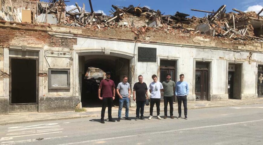 In der kroatischen Region Petrinja wurde Aufbauhilfe geleistet. Foto: privat