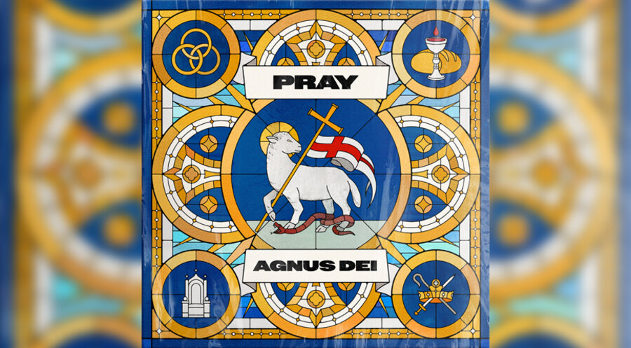 „Agnus Dei“ von PRAY ist auf allen gängigen Musikplatt­formen wie Spotify zu hören. Grafik: PRAY
