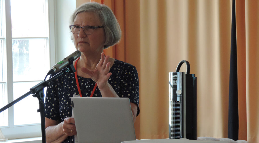 Die Klinikseelsorgerin Gudrun Siebert sprach am 4. August in einem Seminar auf der 126. Jahreskonferenz der Deutschen Evangelischen Allianz im thüringischen Bad Blankenburg. Foto: IDEA/Daniela Städter