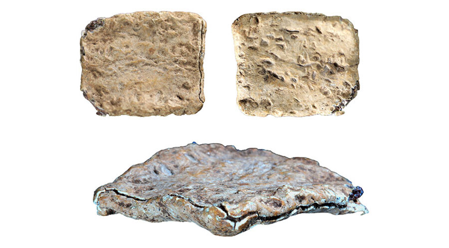 Dieses Amulett wurde in den Ruinen des Altars gefunden. © Scott Stripling. Foto: Michael C. Luddeni