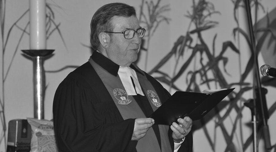 Der verstorbene Pastor i.R. Hartwig Putz. Foto: EKGB