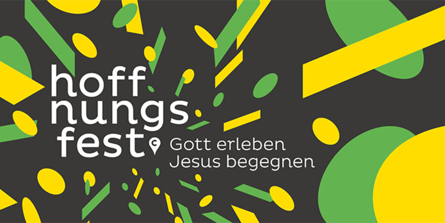 Das Logo des „hoffnungsfest 2021“. Grafik: proChrist