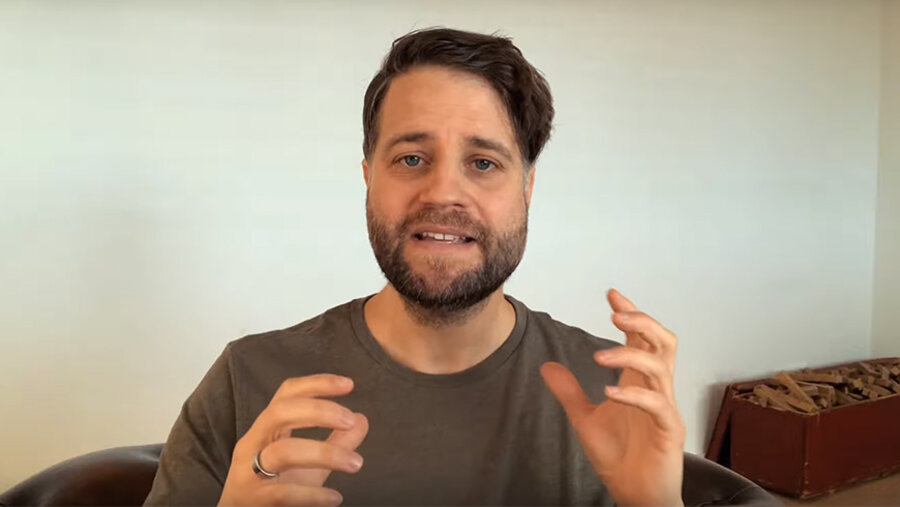 Andreas Boppart sprach bei der Osterkonferenz. Screenshot: Youtube/Osterkonferenz Gunzenhausen