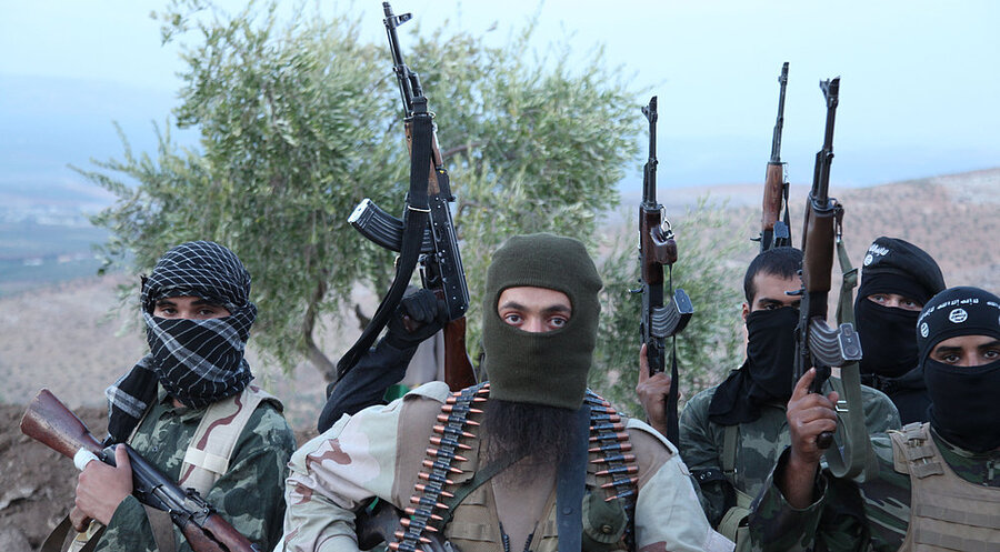 IS-Kämpfer in Aleppo, Syrien. Symbolfoto: picture alliance / ZUMAPRESS.com | Medyan Dairieh