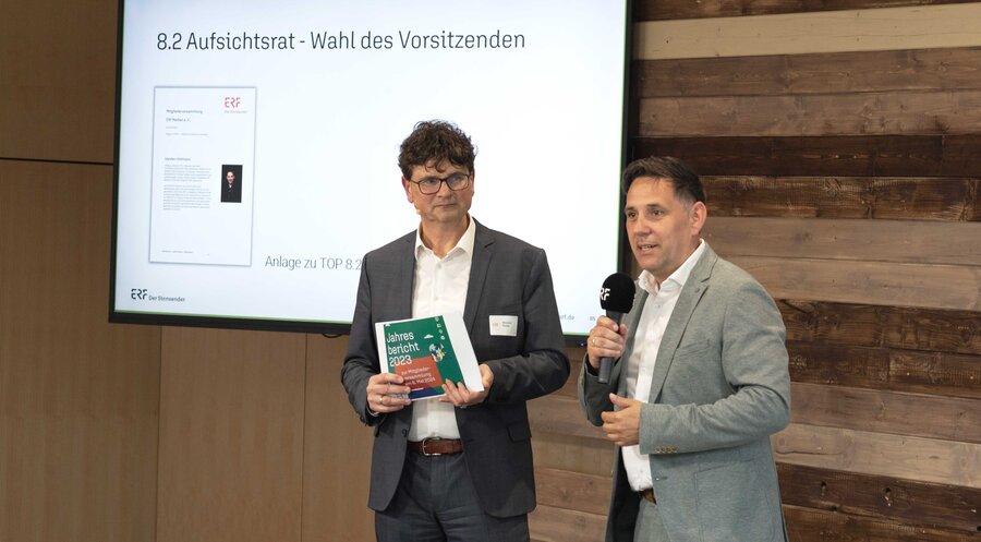 Wieland Müller (links) und Karsten Hüttmann. Foto: ERF