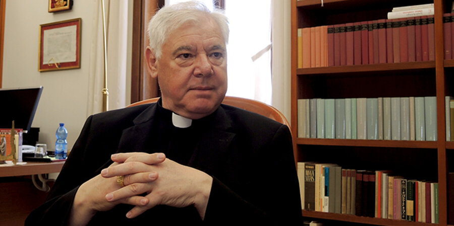 Kardinal Müller spricht von einer „forcierten Entchristlichung“ in Europa. Foto: picture-alliance/Lena Klimkeit/dpa