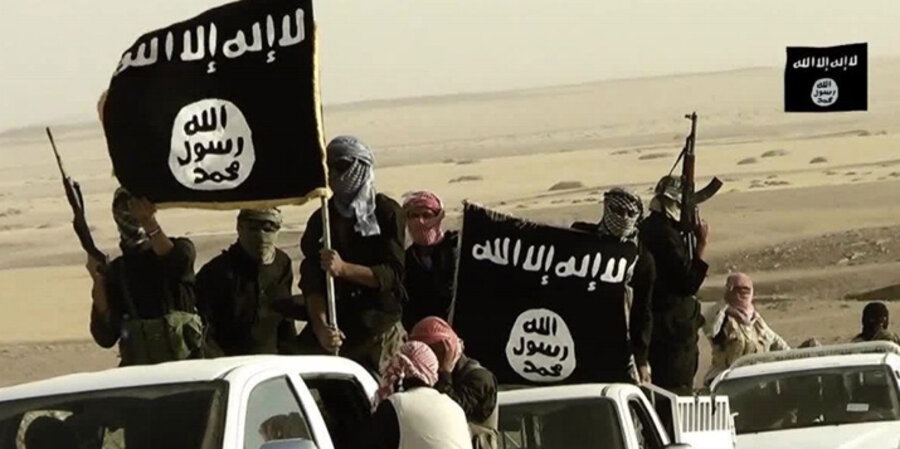 Eine Autokolonne der Terrororganisation „Islamischer Staat“. Screenshot: IS Video