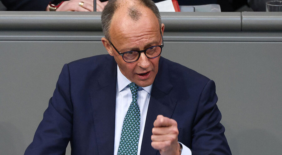 Hält eine Zusammenzuarbeit mit der AfD für „unvorstellbar“: Der CDU/CSU-Kanzlerkandidat Friedrich Merz. Foto: picture alliance/REUTERS/Liesa Johannssen