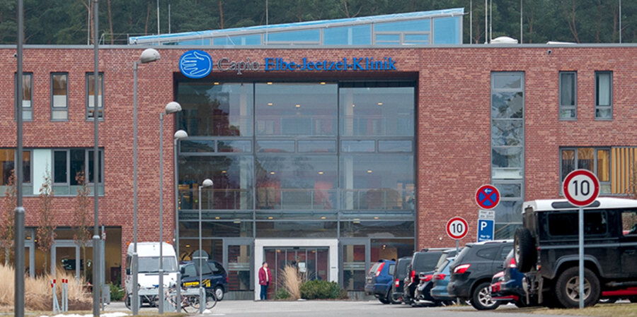 Die Capio-Elbe-Jeetzel-Klinik in Dannenberg. Foto: picture-alliance/Philipp Schulz/dpa