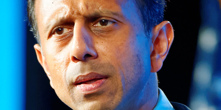 Der Gouverneur von Louisiana und republikanische Präsidentschaftsbewerber, Bobby Jindal, hat sich vom Hinduismus zum Christentum bekehrt. Foto: Michael Vadon