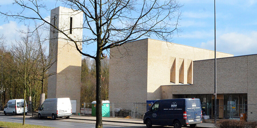 Die neue Genezarethkirche in Aachen. Foto: Mario Meyer