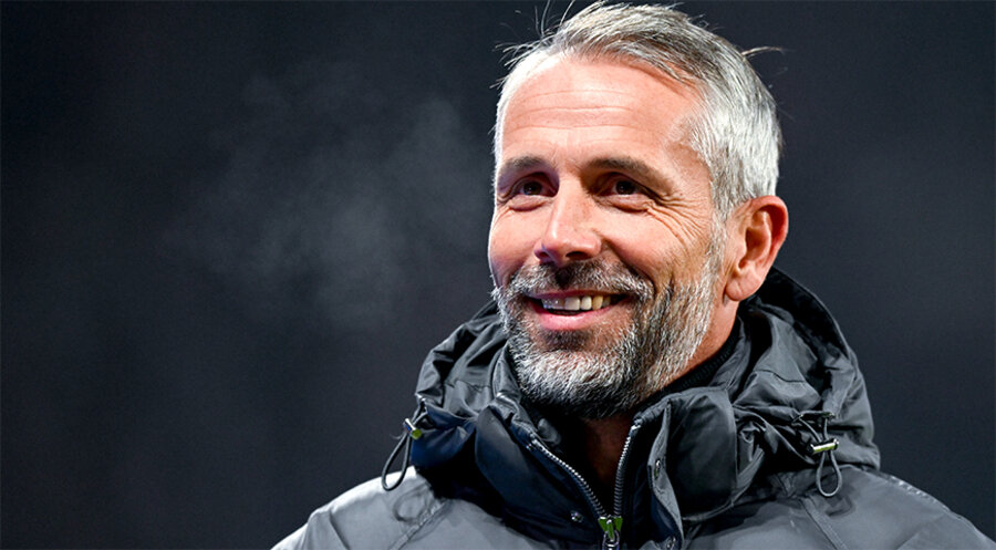 Der Trainer des Fußball-Bundesligisten RB Leipzig, Marco Rose. Foto: picture-alliance/dpa/Hendrik Schmidt