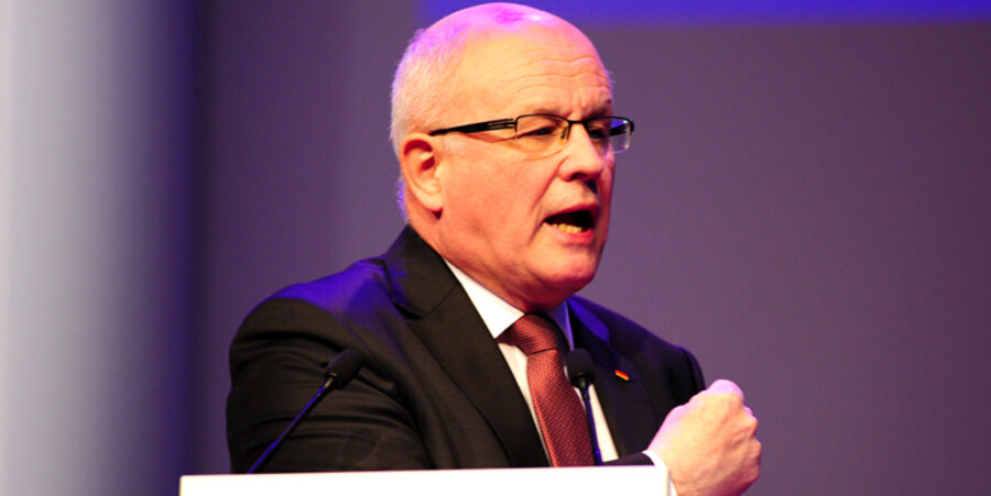 Der Vorsitzende der CDU/CSU-Bundestagsfraktion, Volker Kauder. Foto: idea/kairospress